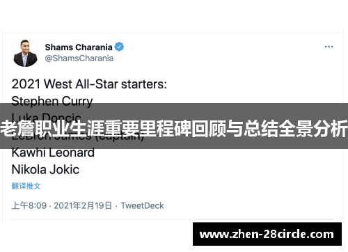 老詹职业生涯重要里程碑回顾与总结全景分析 老詹职业生涯重要里程碑回顾与总结全景分析